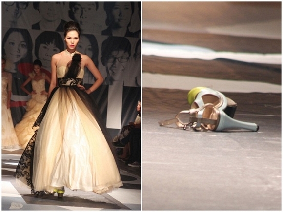 Ngượng 'tái mào' với các màn diễn catwalk của mẫu Việt 2
