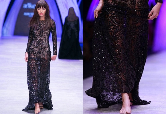 Ngượng 'tái mào' với các màn diễn catwalk của mẫu Việt 8