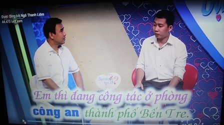 Chương trình truyền hình thực tế Nguyên tự giới thiệu mình đang công tác ở cơ quan công an