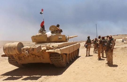  Quân đội Iraq đang nỗ lực tiêu diệt IS. Ảnh: Reuters 