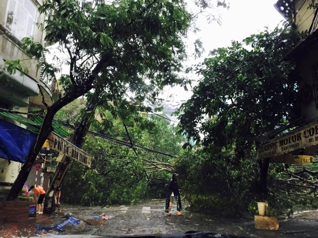  Tơi bời ở khúc giao Hàng Bún - Phạm Hồng Thái. 