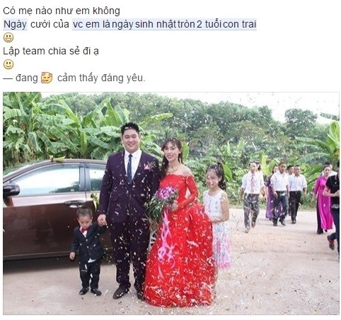 Co gai tu hao khi 'an com truoc keng', con 2 tuoi moi cuoi hinh anh 1