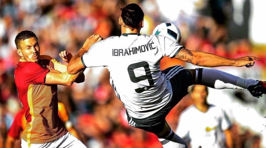 Ibra chẳng mất quá nhiều thời gian để khẳng định đẳng cấp ở MU