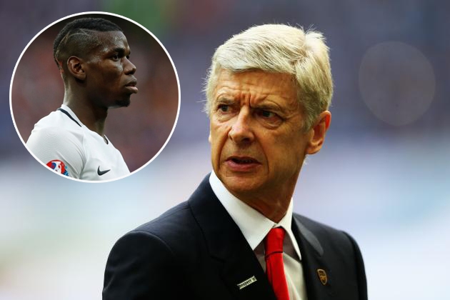 HLV Wenger cho rằng mức phí chuyển nhượng của Pogba quá điên rồ