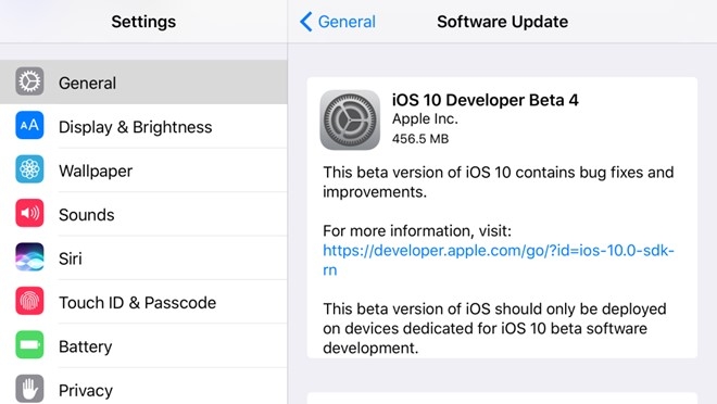 Apple phat hanh iOS 10 beta 4: Them nhieu tinh nang moi hinh anh 2