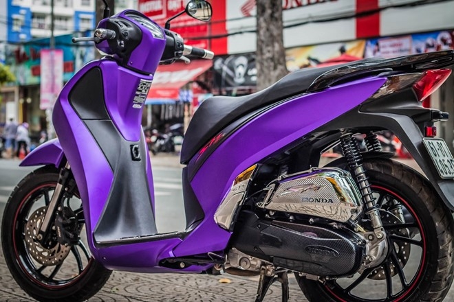 Loat Honda SH doi mau bang decal o Sai Gon hinh anh 11