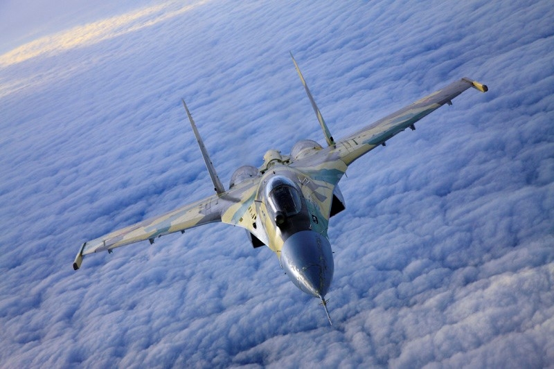 Su-35 là máy bay chiến đấu hiện đại nhất của Không quân Nga. Ảnh: Arms Expo