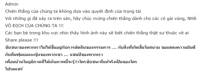 'DT Viet Nam la nhung nha vo dich, khong phai Thai Lan' hinh anh 2