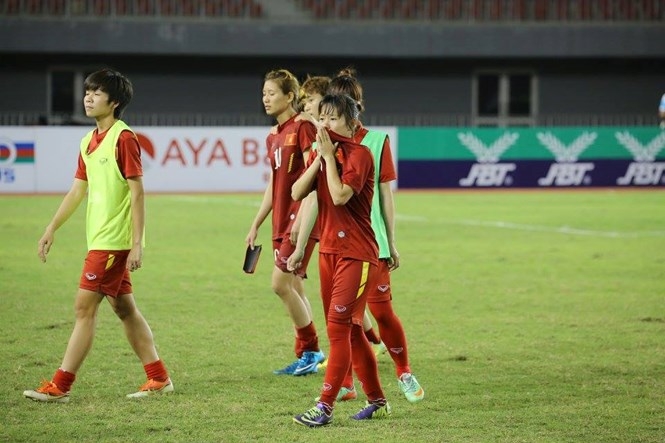 Cầu thủ Việt Nam sau trận thua Thái Lan /// AFF