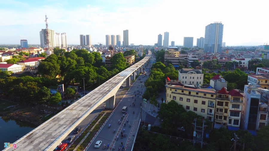 Hinh anh duong sat tren cao ngoan ngoeo xuyen thu do hinh anh 13