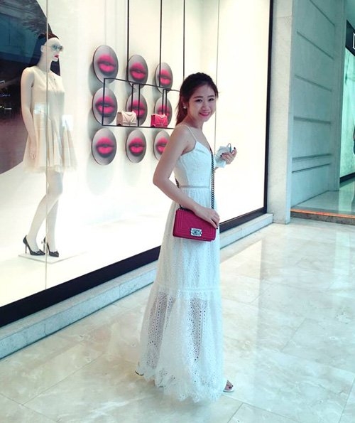 em gai cua ban trai hh ky duyen xinh nhu hot girl hinh anh 9