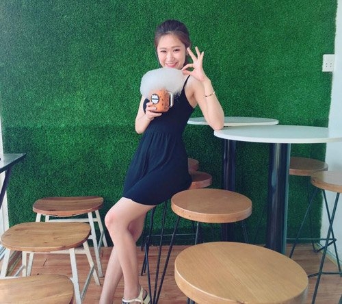 em gai cua ban trai hh ky duyen xinh nhu hot girl hinh anh 12