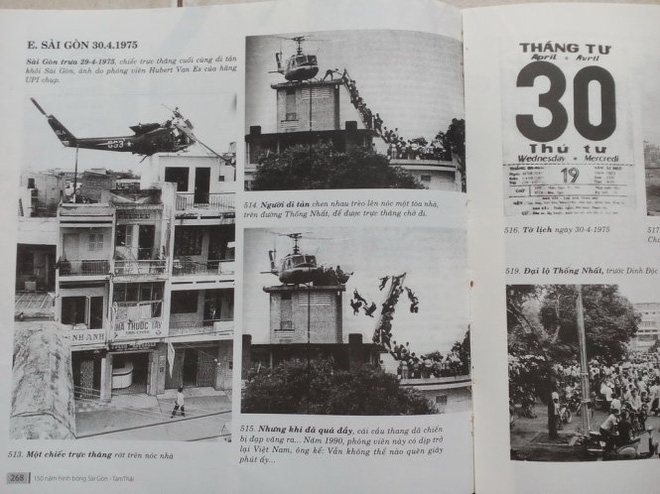 Sách ảnh Sài Gòn in nhầm ảnh chế dòng người di tản 1975  - Ảnh 1.