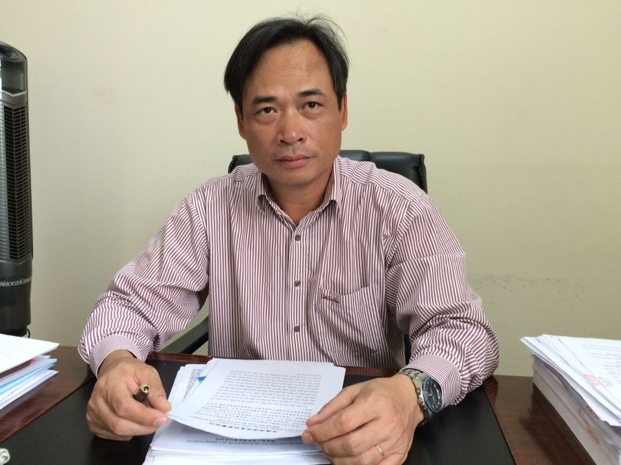 Ông Lương Duy Hanh trong cuộc trao đổi riêng với PV Dân trí (Ảnh: Thế Kha)