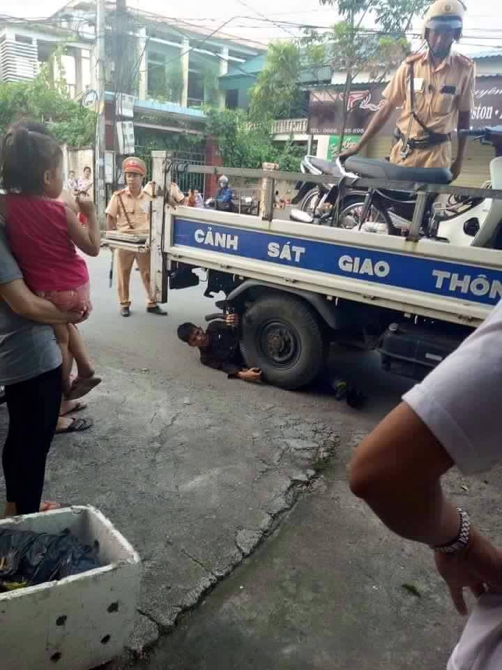 ăn vạ, ăn vạ csgt, vi phạm giao thông