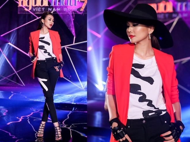 Thanh Hằng đầu tư váy áo thế nào trên 'ghế nóng' Next Top