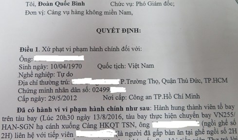 Khách thương gia đánh nữ tiếp viên Vietnam Airlines là ai? - ảnh 1