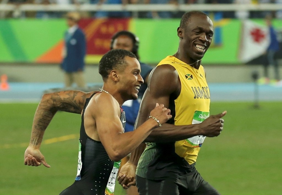 'Tia chop' Bolt tiep tuc cuoi doi thu khi ve nhat o Olympic hinh anh 2