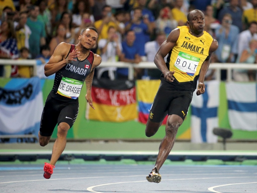 'Tia chop' Bolt tiep tuc cuoi doi thu khi ve nhat o Olympic hinh anh 3