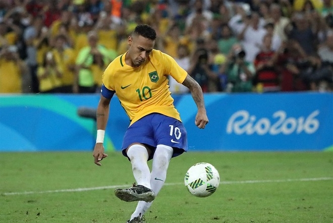 Neymar và khoảnh khắc đi vào lịch sử bóng đá Brazil - ảnh thể thao