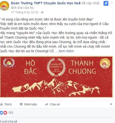 Thanh Chuong xuat sac tai vong Vuot chuong ngai vat Olympia hinh anh 1