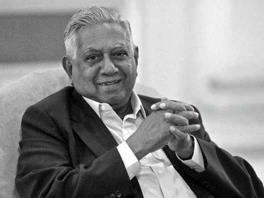 Cựu Tổng thống Singapore S.R. Nathan Ảnh: TODAY ONLINE