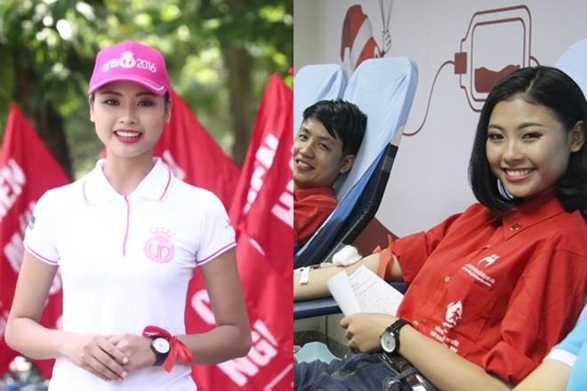 Cô gái Nghệ An có nụ cười giống Tăng Thanh Hà tại chung kết hoa hậu