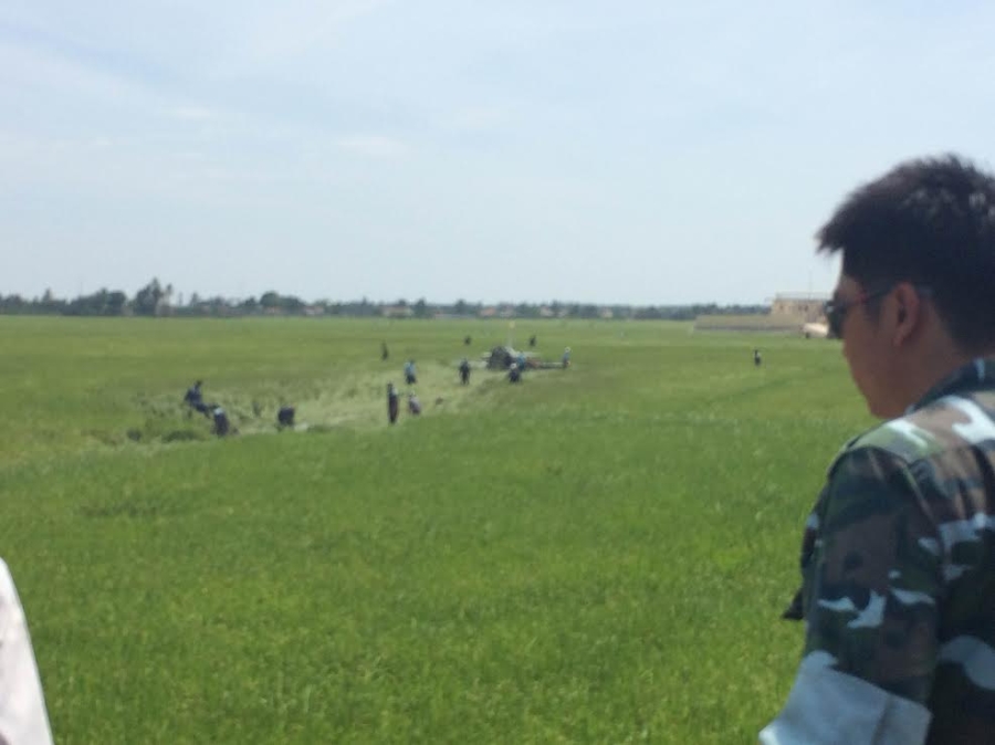 chum anh hien truong vu may bay roi o phu yen hinh anh 5
