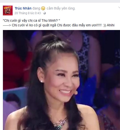 thu minh gap scandal - gioi nghe si co ai benh vuc? - 2
