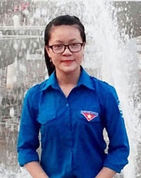 Vũ Phương Trang, sinh viên năm thứ hai Đại học Sư phạm Hà Nội.