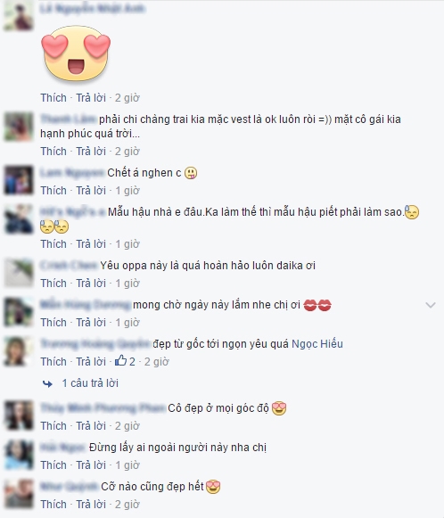 Không ít fan đã vô cùng thích thú trước sự công khai quá đỗi đáng yêu của Thanh Hằng.
