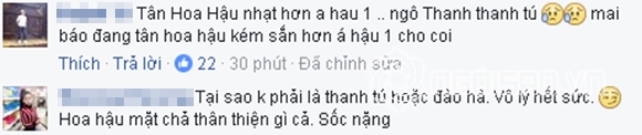 Cư dân mạng phản ứng Hoa hậu Việt Nam 5