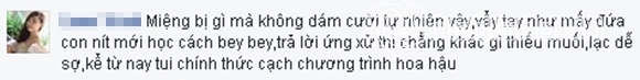 Cư dân mạng phản ứng Hoa hậu Việt Nam 4