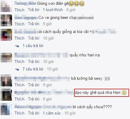 Hari Won quẩy trong bar 0
