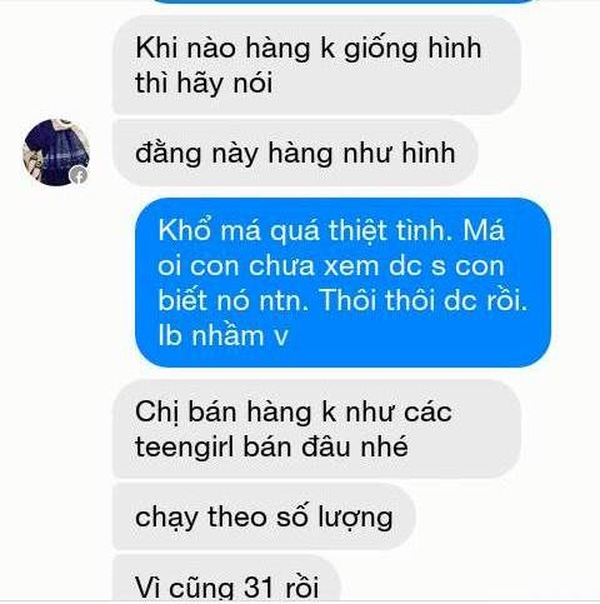 Khách mua váy online bị chủ shop lôi đủ thứ ra để diễn thuyết mắng mỏ