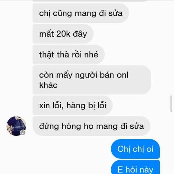 Khách mua váy online bị chủ shop lôi đủ thứ ra để diễn thuyết mắng mỏ
