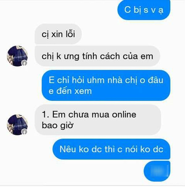 Khách mua váy online bị chủ shop lôi đủ thứ ra để diễn thuyết mắng mỏ