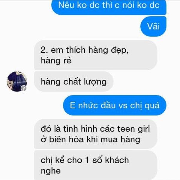 Khách mua váy online bị chủ shop lôi đủ thứ ra để diễn thuyết mắng mỏ