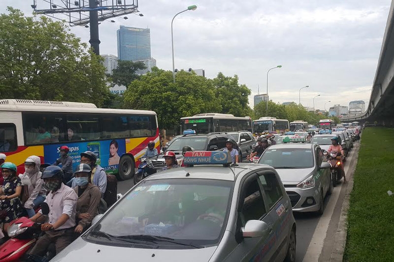 tắc đường, nghỉ lễ 2/9