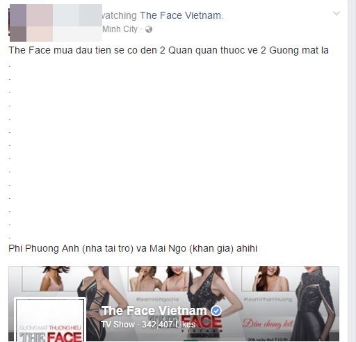 Ro thong tin ket qua The Face co hai quan quan hinh anh 1