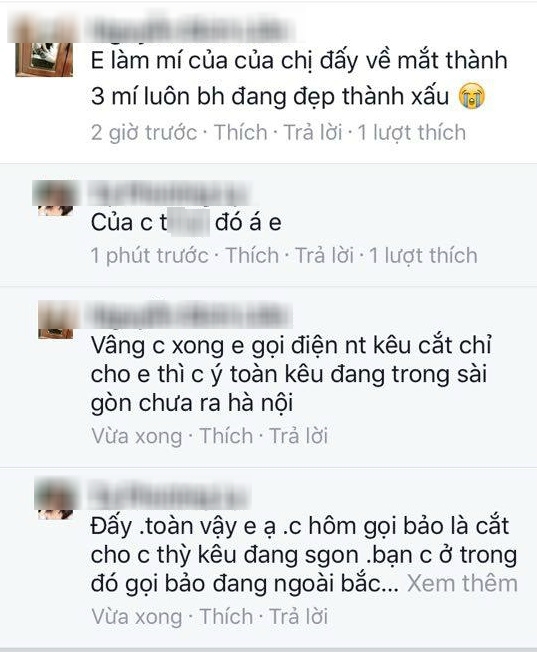 cô gái trẻ thẩm mỹ má lúm bị hỏng