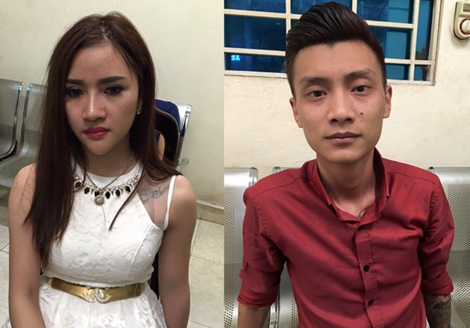 Hot girl gap canh sat khi mang thuoc lac di bar hinh anh 1