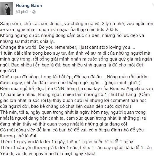 Sao Việt nói gì khi Angelina Jolie và Brad Pitt ly hôn 2