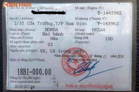 Honda Super Dream, 150 triệu, chiếc xe, biển số, 'ngũ quý 0', siêu xe, xe sang, xe máy, trăm triệu