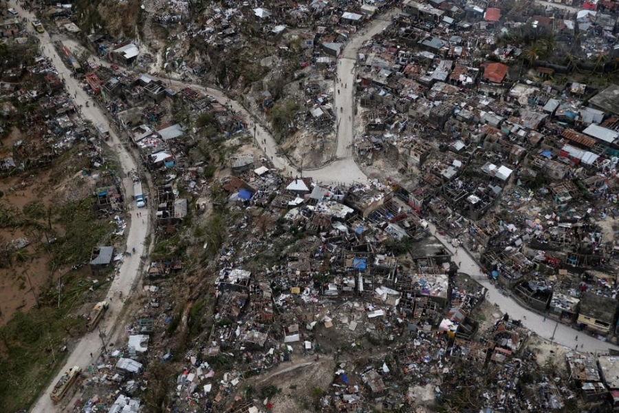 Canh tan hoang nhu thoi chien o Haiti sau bao Matthew hinh anh 5