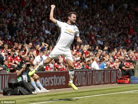 MU sap gia han hop dong voi Juan MataMU sap gia han hop dong voi tien ve Juan Mata hinh anh