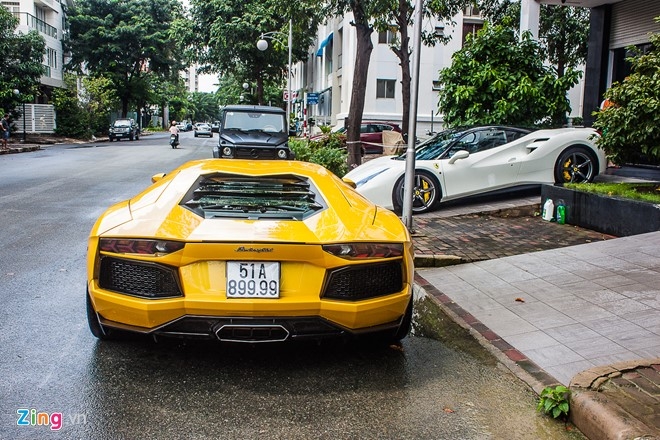 Sieu xe cua Cuong Do La tu hop bo doi Lamborghini Aventador hinh anh 5