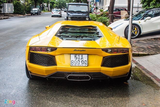 Sieu xe cua Cuong Do La tu hop bo doi Lamborghini Aventador hinh anh 9