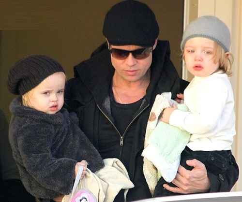 Con gai Brad Pitt cau xin duoc ve nha voi cha hinh anh 1