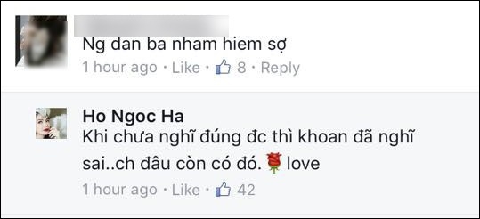 Hồ  Ngọc Hà phản pháo  2